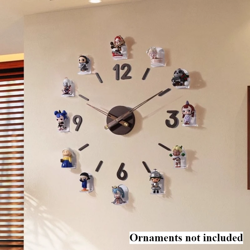 

DIY Wall Clocks Living Room Decoration Silent Clock Modern Wall Decor Clock Wooden Wall Watch Nordic Interior Home Furniture