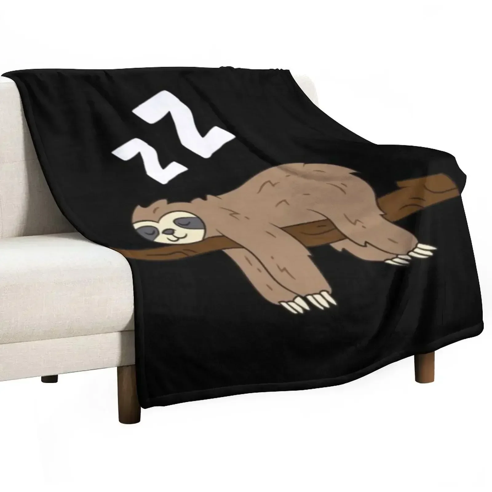 Tired Sloth Pajama Love Sloths Throw Blanket Weighted Tourist halloween Thermal Polar Blankets