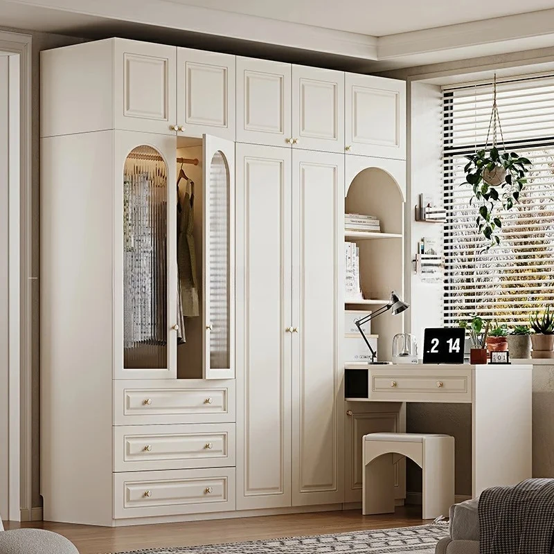 For Organizer Wardrobes Locker Comforter Closet Storage Dressing Rooms Double Wardrobe Open Glass Door House Bedroom Furniture