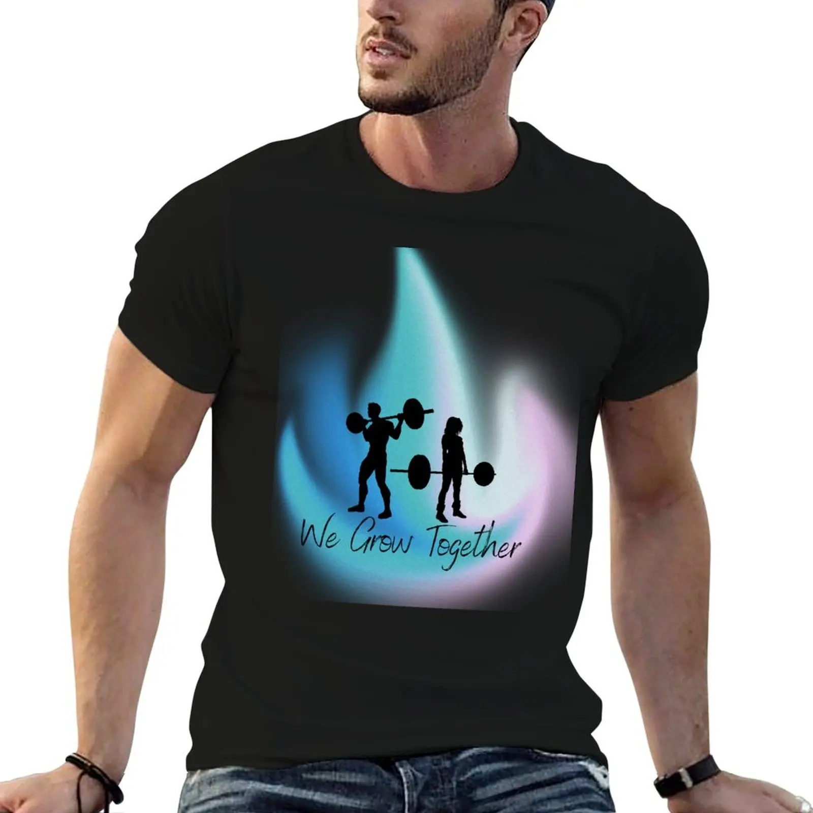 

We Grow Together gym T-Shirt t shirt man designer cotton t shirt man man tshirt T-shirt