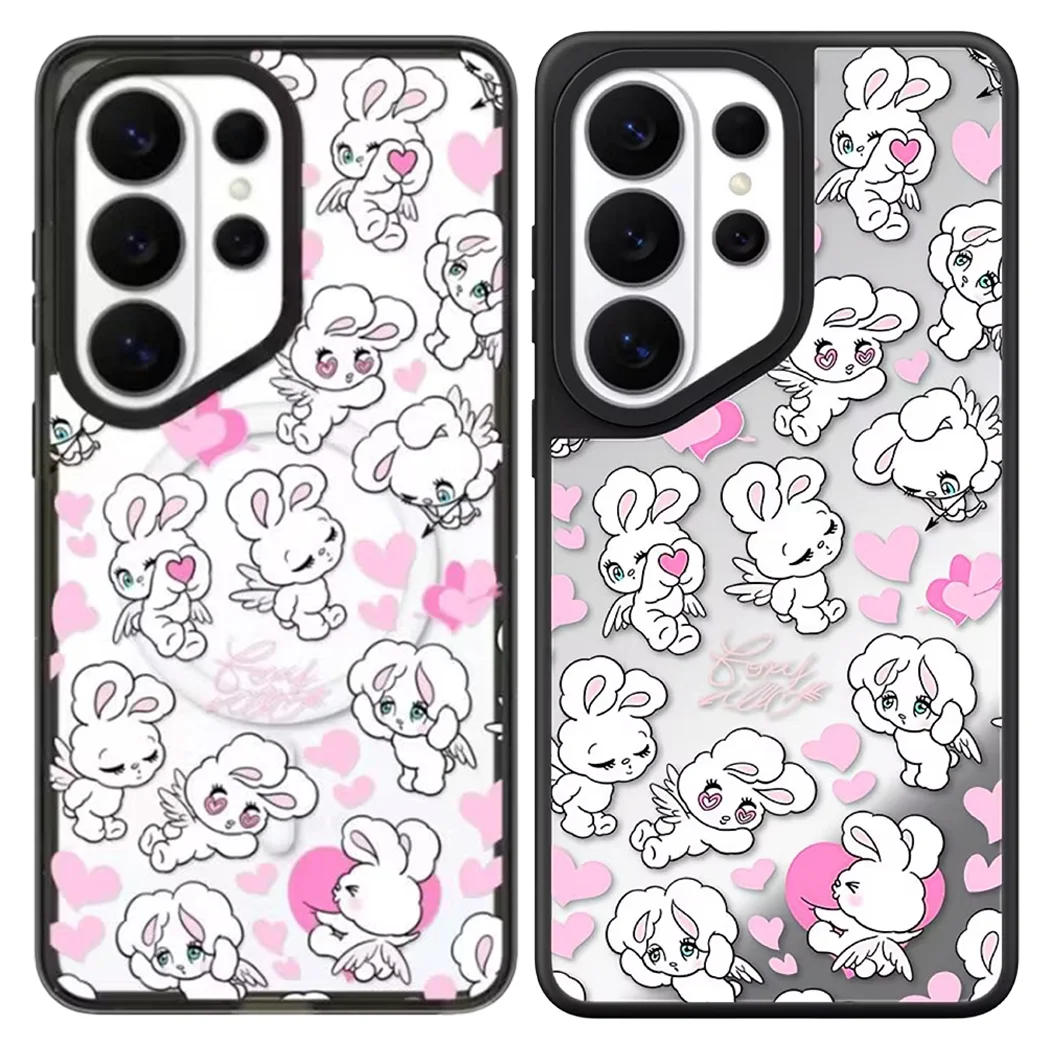 6062576 Mirror / Acrylic Magnetic Case: Compatible with Samsung Galaxy S23 U S24U S25 S26 Ultra S25+ S26 Plus Shell