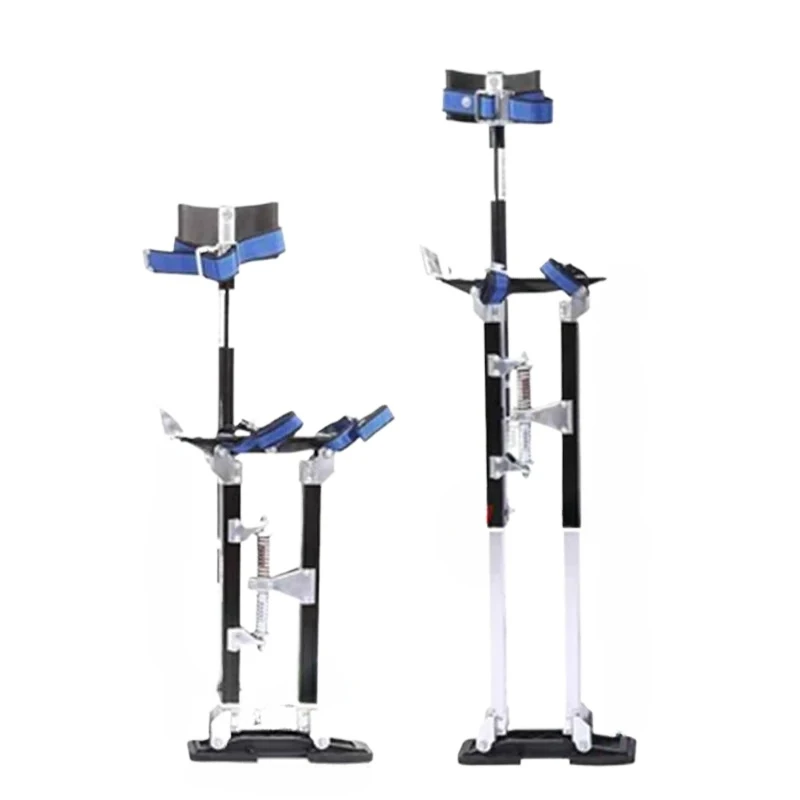 38-60CM Adjustable Walking Ladder Aluminum Alloy Horse Stool Folding Telescopic Stilt Bracket Multifunctional Construction Tools