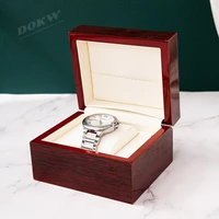Caja para relojes, caja para relojes de pulsera con laca de piano, caja para almacenamiento y exhibición de relojes mecánicos, caja para relojes de madera.