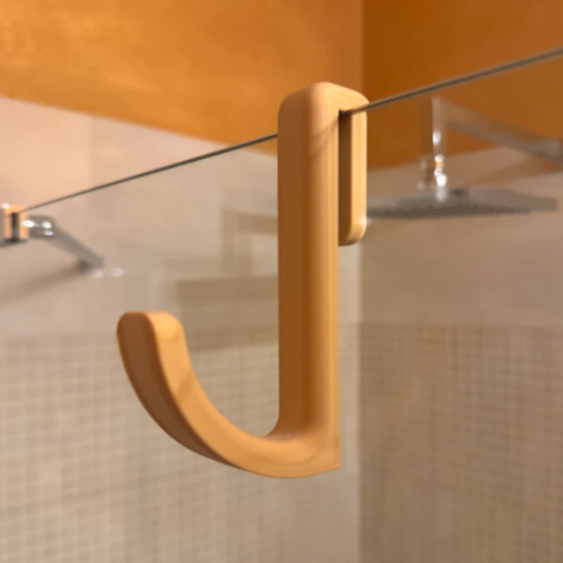 

1pc Multi-Purpose Hooks Kitchen Cabinet Door Back Hook Hanging Rack Clothes Coat Hat Towel Hanger Storage Hook Door Back Hook