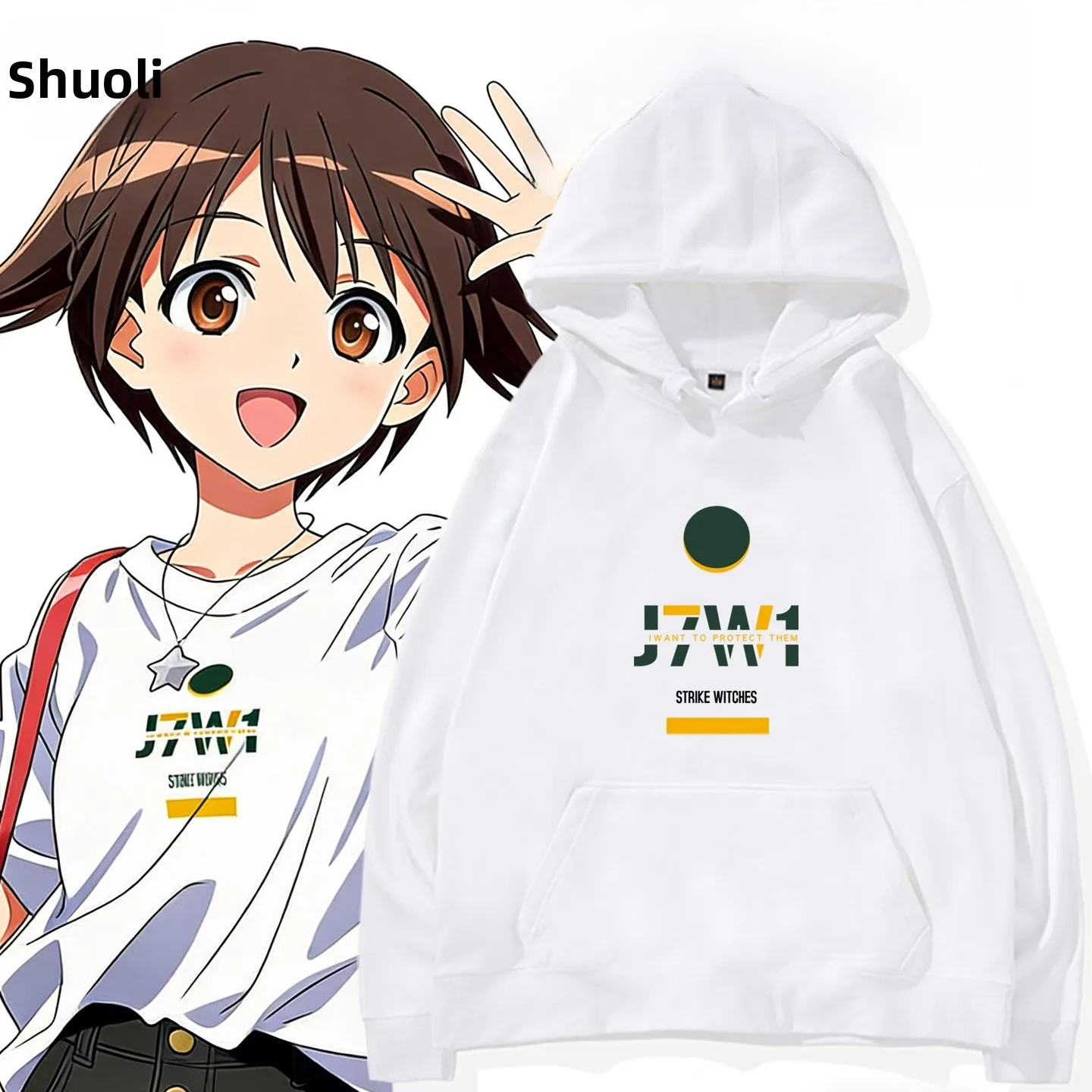 秋冬アニメパーカー若々しい進撃の巨人コットンポリエステル混紡快適で通気性のある長袖ユニセックススウェットシャツ