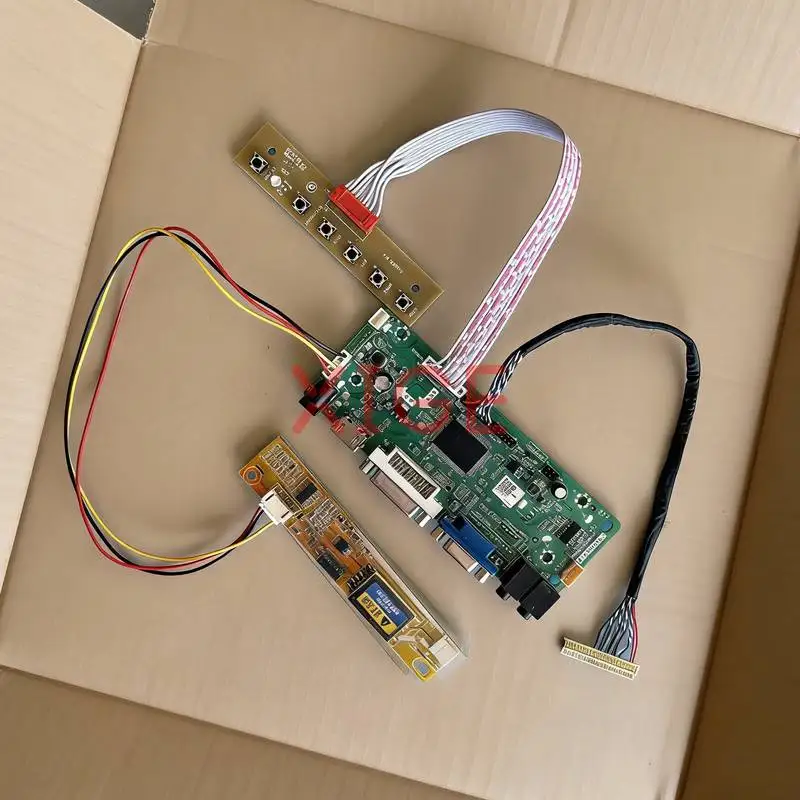 For LTN160AT01 LTN156AT01 LTN160AT02 N156B3 Screen Drive Controller Board Kit 30 Pins LVDS 1366x768 1-CCFL VGA DVI HDMI 1366*768