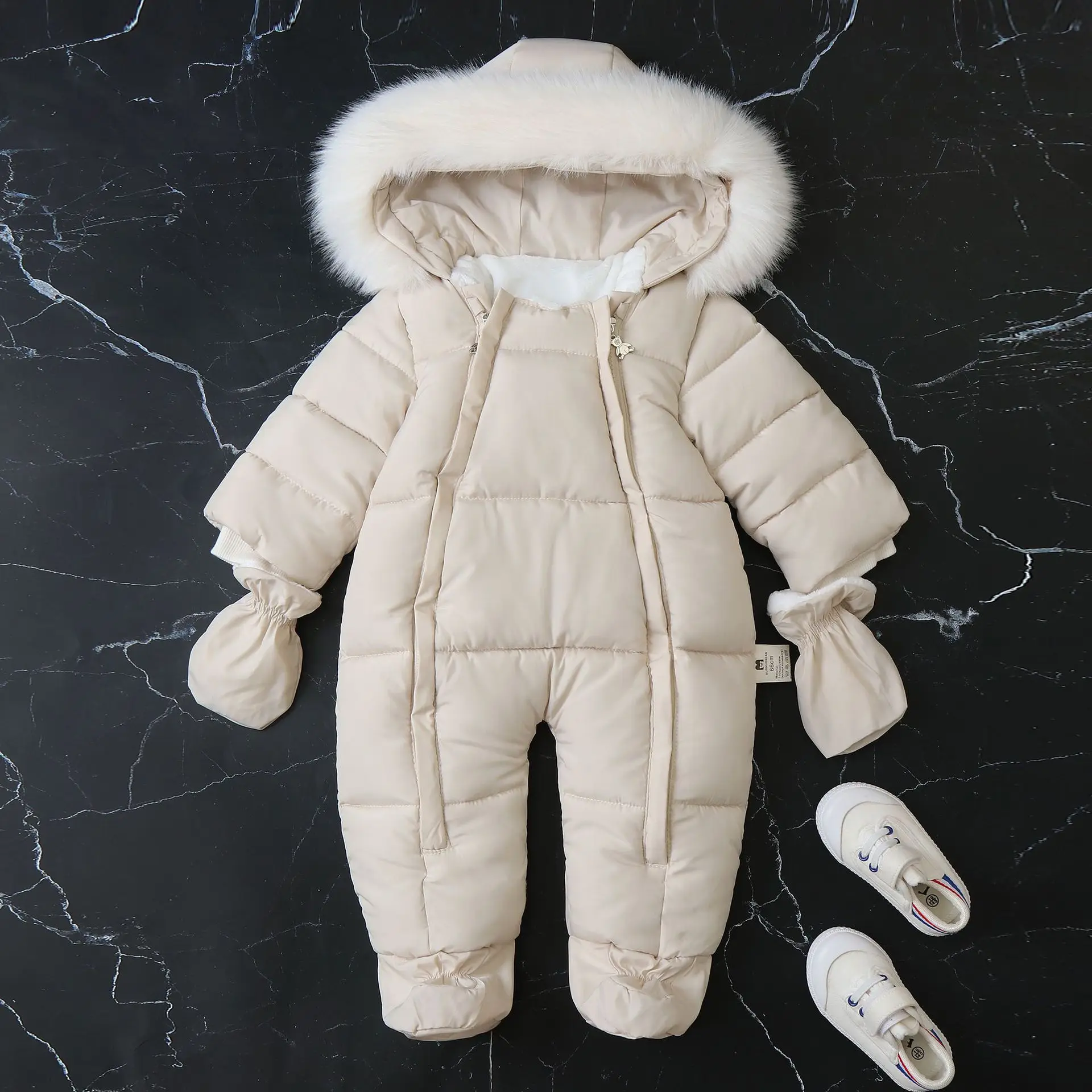 

Baby Girl Winter Snowsuit Toddler Jacket Clothes For Boy Infant Jumpsuit Hoodied New Born Outfits Jumpsuit Coat