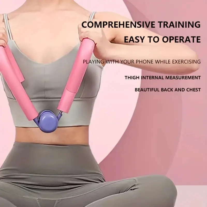 1pc Pelvic Floor Muscle Trainer and Thigh Exerciser for Postpartum Recovery, Body Shaping, Leg and Butt Training