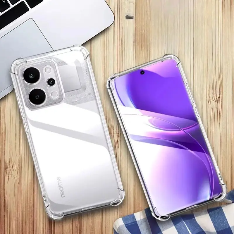 Transparent Phone Case for Oppo Realme P4 Power Soft Silicone for Oppo Realme P4X 4G 5G Back Cover Clear Case