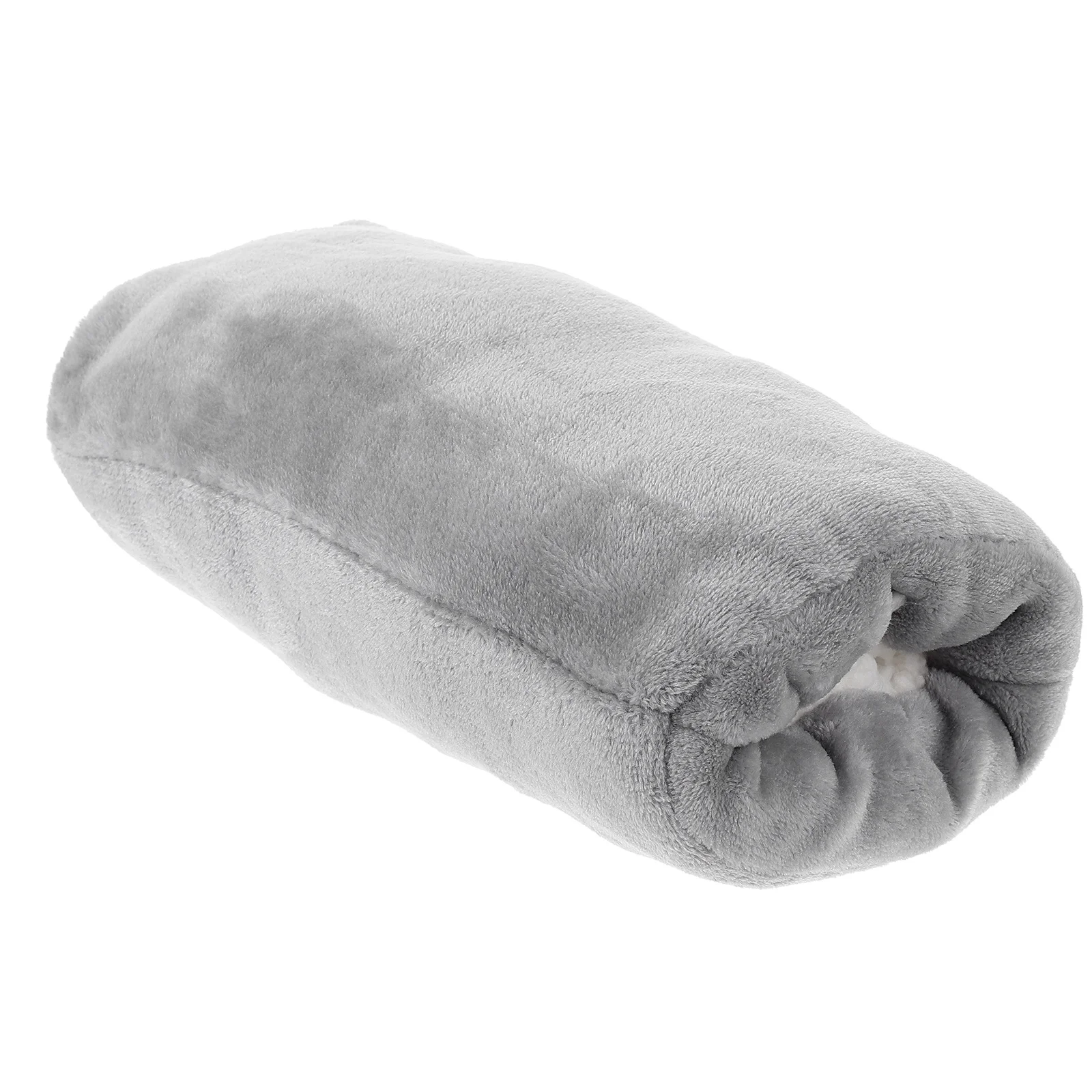 

Hand Warmer Pillow Grey Winter Rechargeable Warmers Thick Flannel for The Older USB Charging Hands Thicken Hot Pad