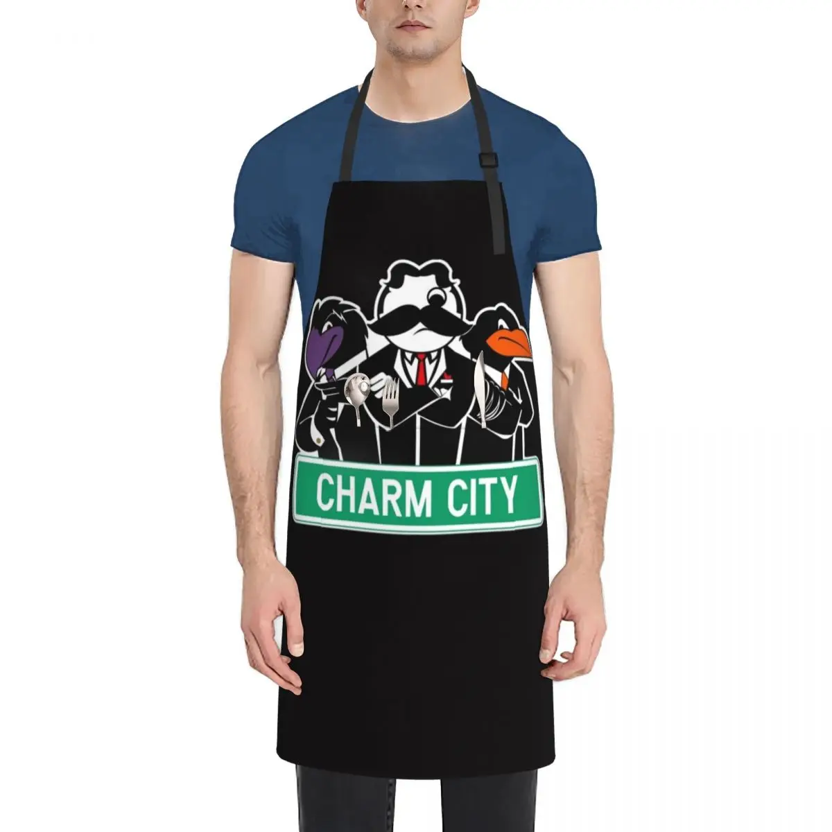 Charm City Gang Apron Kitchen accessories Kitchen Man Ladies Apron