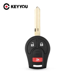 KEYYOU 3 2 + 1 pulsanti nuovo telecomando portachiavi portachiavi per Nissan Cube S SL Rogue