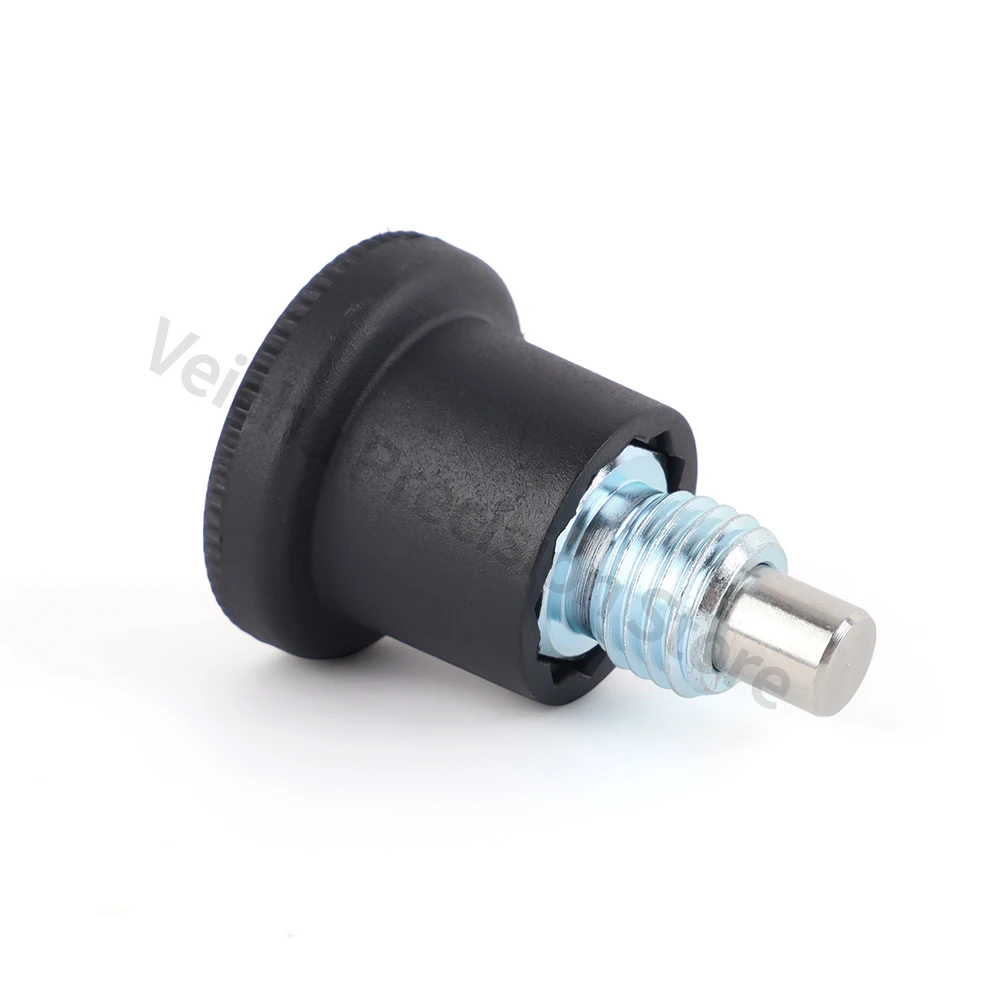 Mini Indexing Plunger M8 M10 M12 M16 Self-Locking Reset Knob Plunger Carbon Steel Stainless Steel For Fitness Outdoor Equipment