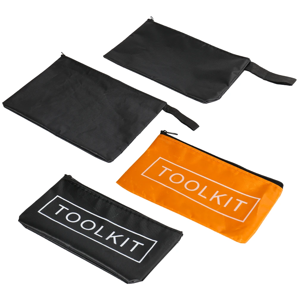 420D Durable Oxford Fabric Hand Tool Bag Screws Nails Drill Bit Waterproof Tools Bags Canvas Instrument Case Organizer