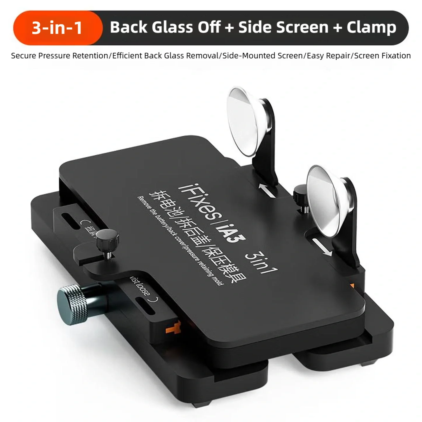 TINSOL Three-in-One Screen Removal Tool Pressure-Holding Fixture | Screen-Side Hanging Fixture Rear Cover Glass Replacement Tool