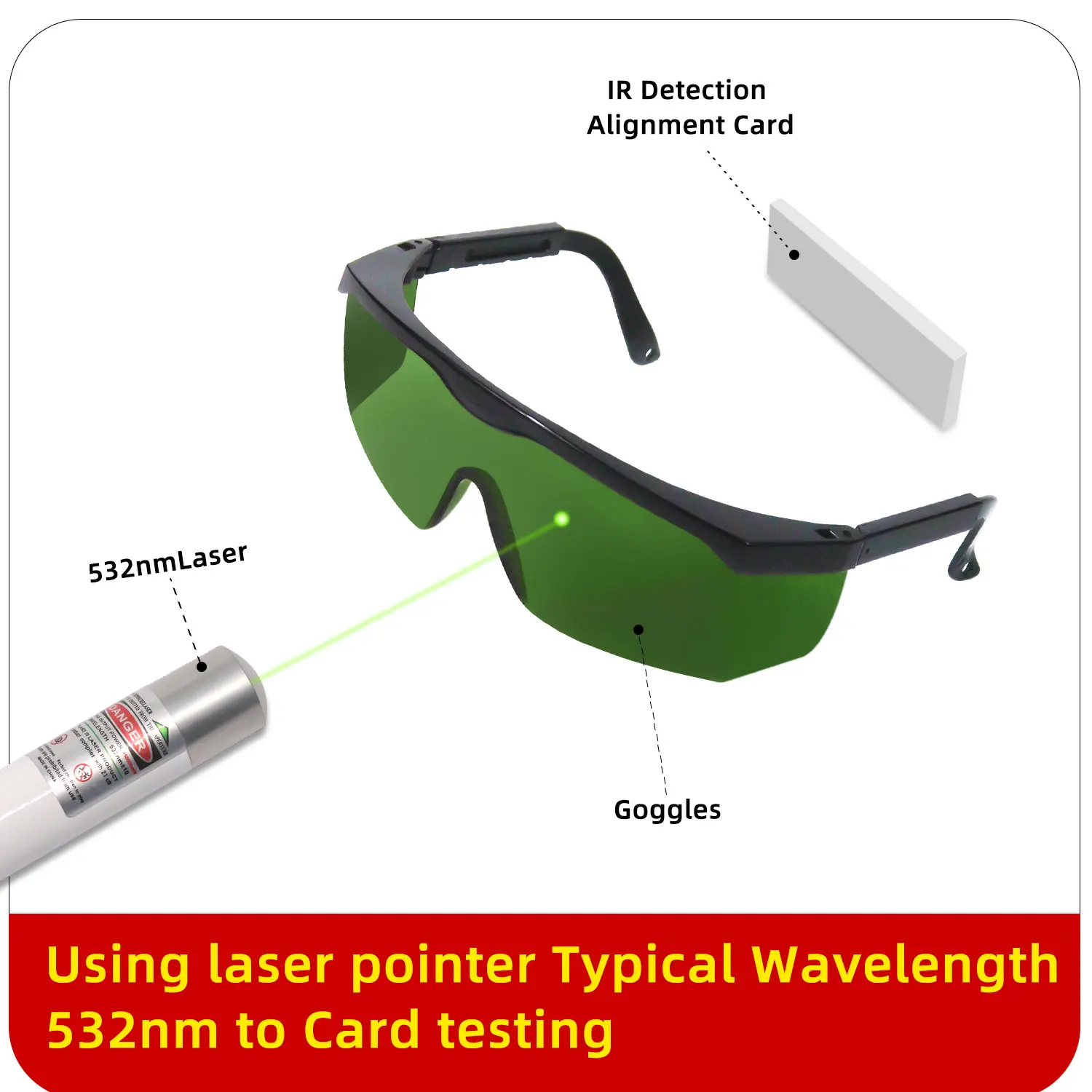 CO2 1064nm Infrared 355nm UV Laser Safety Goggles Small Protective Glasses Shield Protection Eyewear for Laser Machine Work