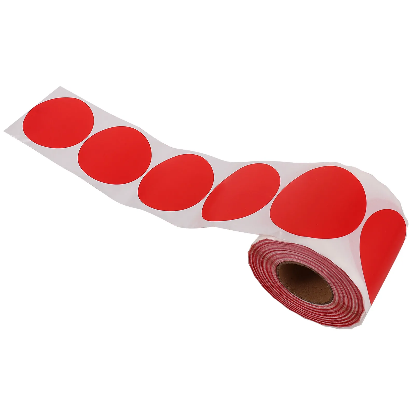 

1 рулон съемных цветных круглых этикеток-наклеек с поверхностью для записи для организации дома, офиса, школы, цветовой кодировки, инвентаризации