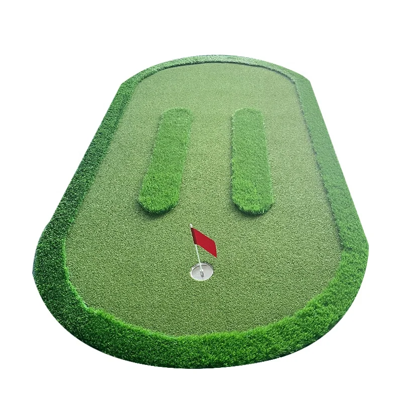 

Custom Indoor Outdoor Portable Mini Golf Putting Green High Quality Artificial Grass Golf Putting Green