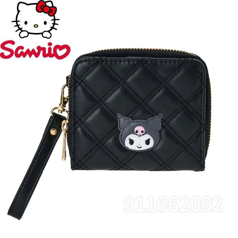  Hello Kitty New Mini Coin Purse Cartoon Cute Short Women's Wallet Multi-card Slot Large Capacity Fashion Women's Wallet