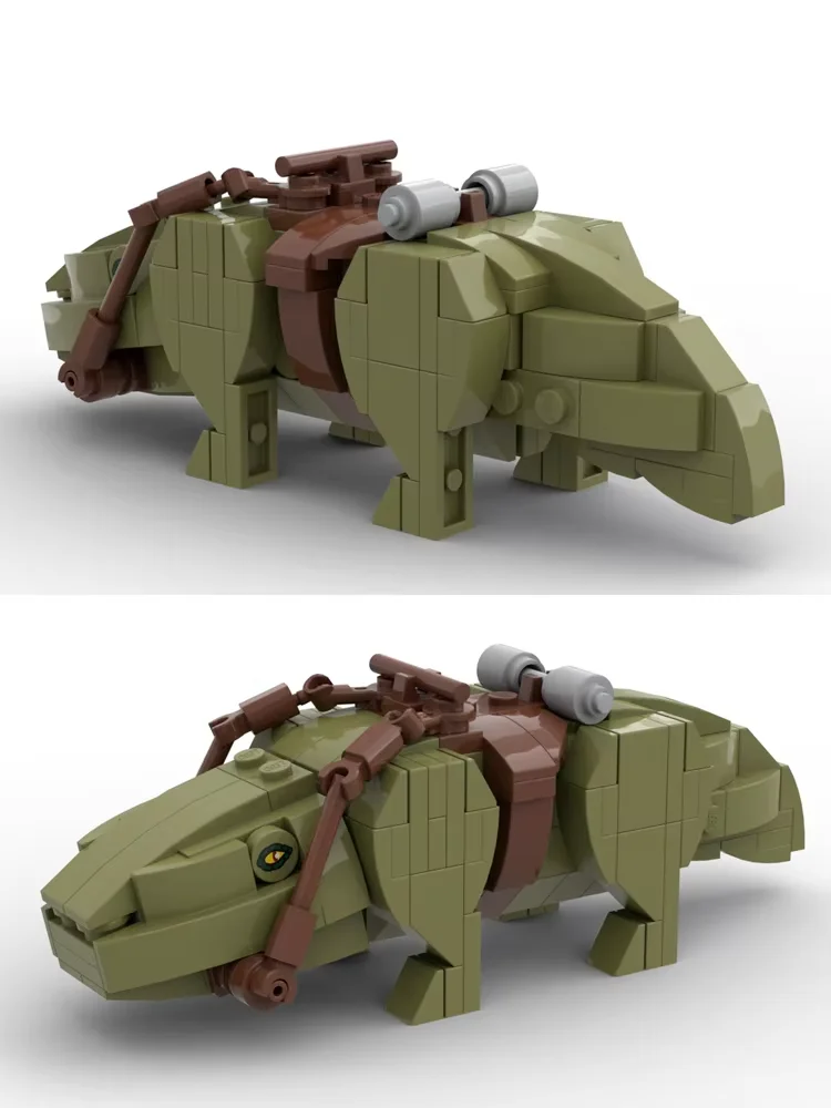 

MOC «Голстая грязь» содержит модели животных. Собранные игрушечные строительные блоки из мелких частиц включают 212 штук. Подходит для всех энху.