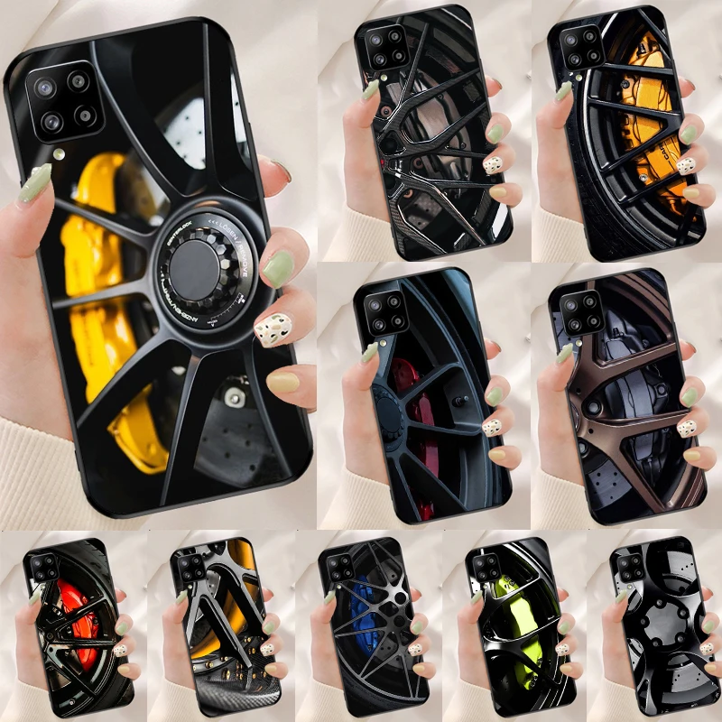 Sports Car Wheel Tire Speed For Samsung Galaxy A15 A55 A53 A33 A35 A22 A32 A52 A54 A34 A14 A56 A36 A26 A16 A05 A06 Case