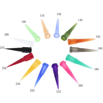 50 stks/zak Luer Lock TT Taps toelopende Tips Precisie Vloeibare Spuit Dispenser Naalden Tips 10/11/13/14/15/16/18/20/21/22/23/25/27/30G