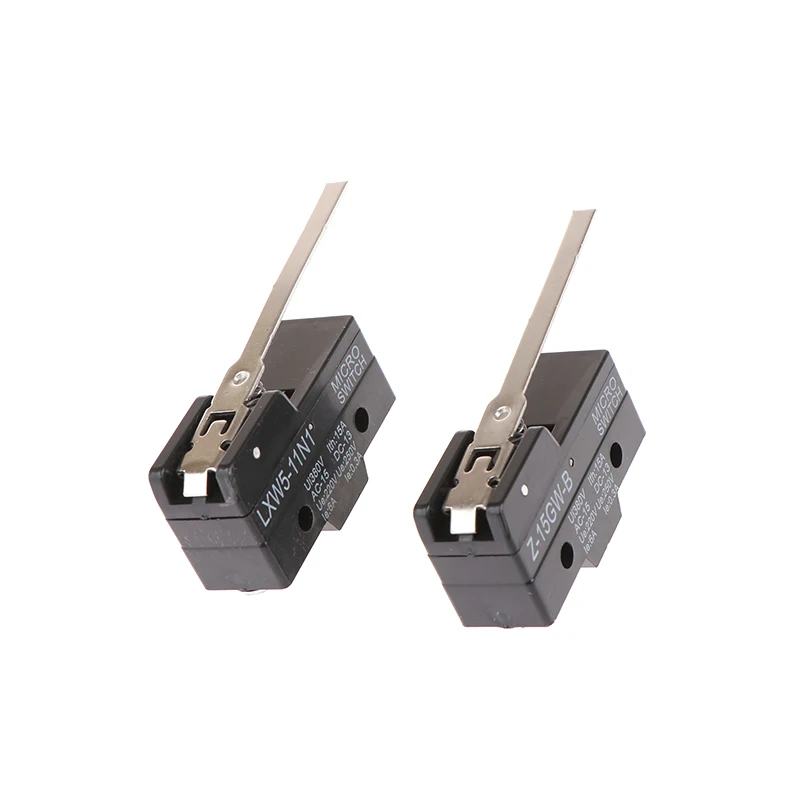 하이 퀄리티 LXW5-11N1 Z-15GW-B 마이크로 리미트 스위치, 긴 레버 암, SPDT 스냅 액션 여행 스위치, 방수