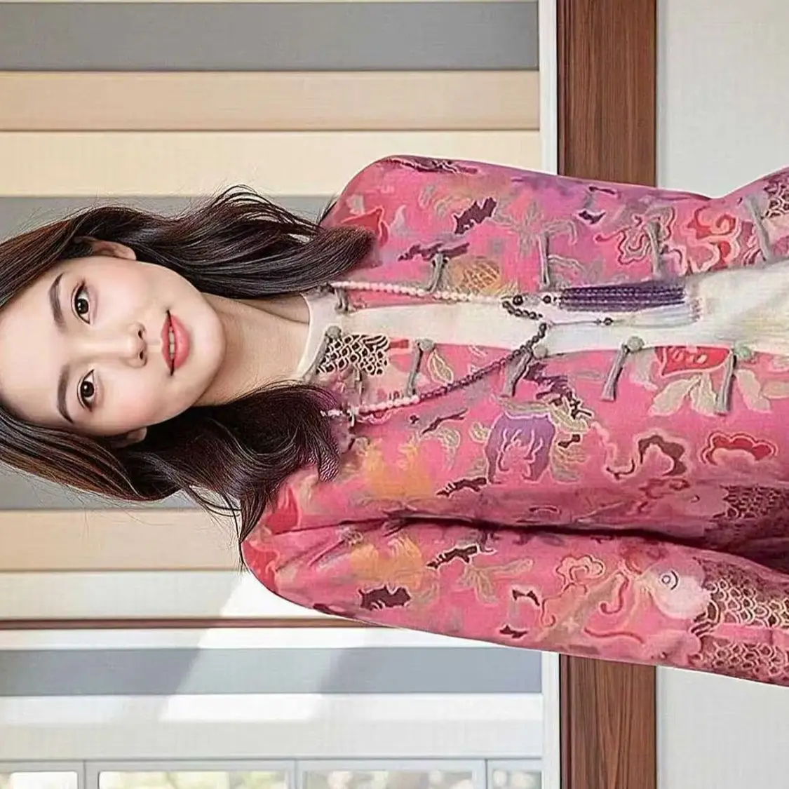 High-Quality New Chinese Style Spring And Autumn National Style Improved New Product Buckle Song Jin jacquard Retro Coat Top New