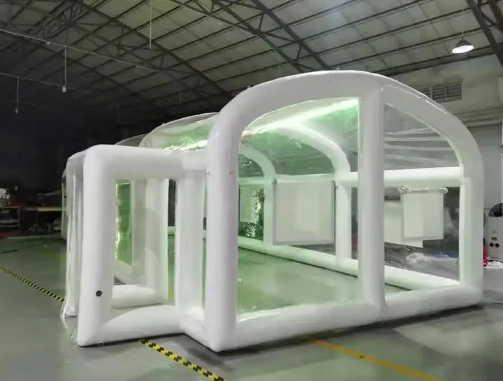 Customized Airtight Inflatable Pool Tent Transparent Pool Cover Dome Portable Inflatable Swimming Pool Enclosure