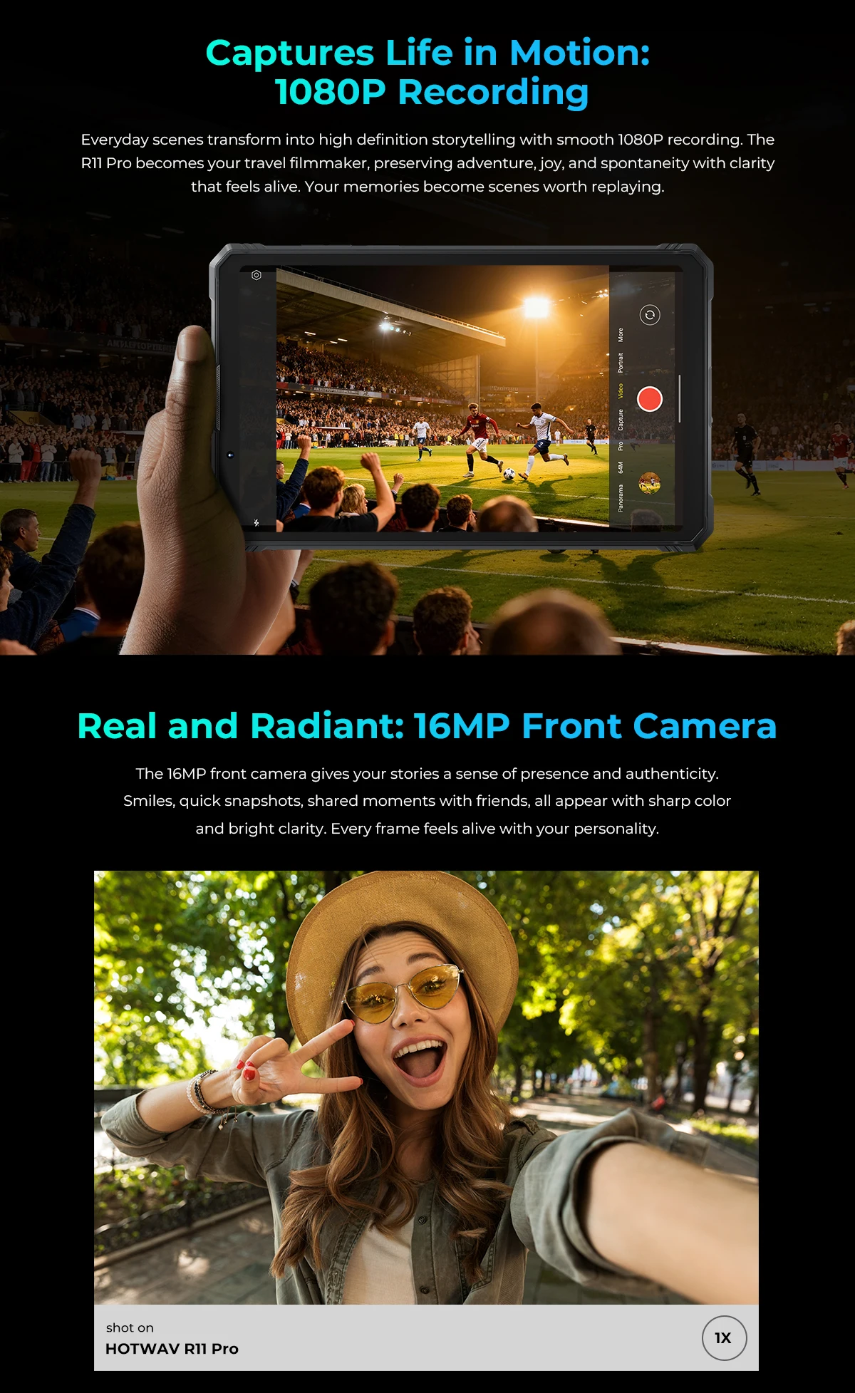 HOTWAV R11 Pro Rugged Tablet 10150mAh Massive Battery Android 16 Pad 8.7'' HD 120Hz 8GB 256GB Tablet PC With Stylus Pen