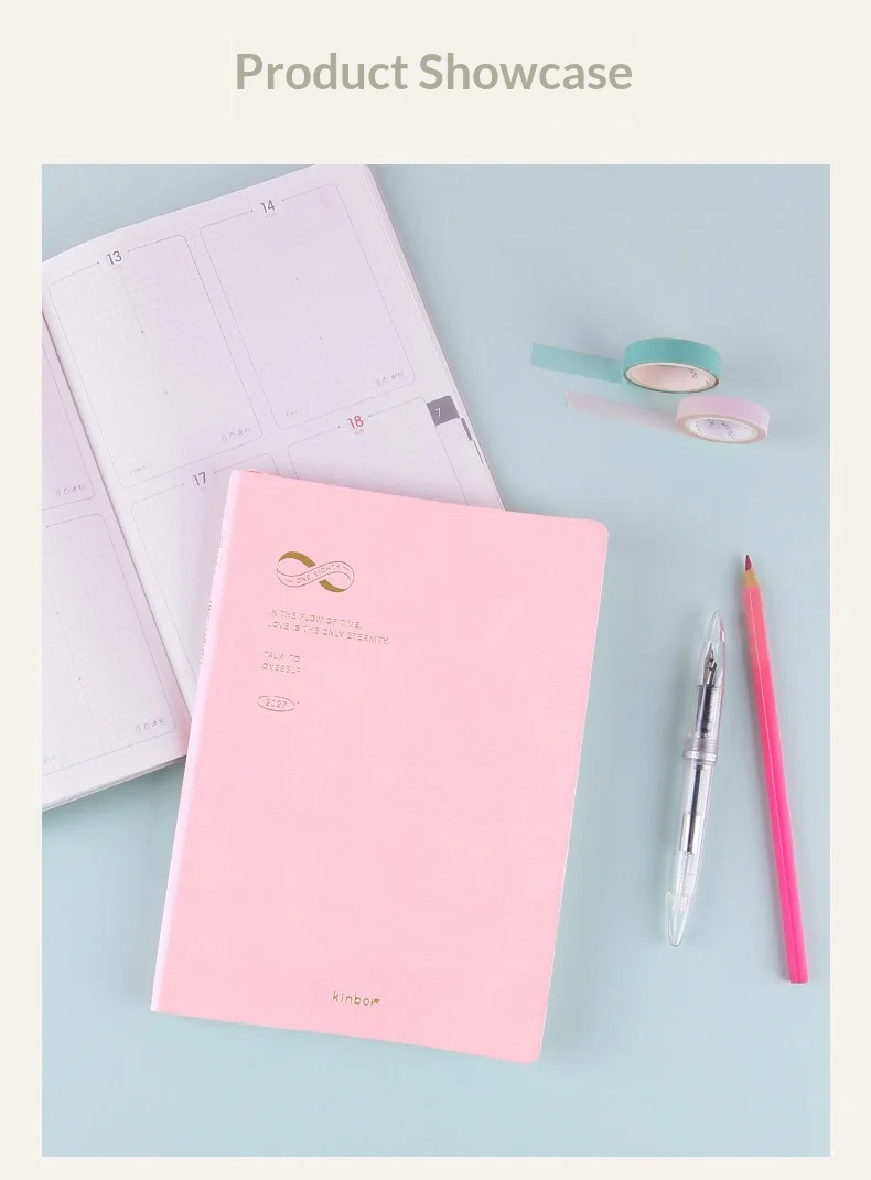 Kinbor 2027 Zeitmanagement-Planer, A5 PU-Notizbuch mit Kalender, Agenda, Tagebuch, Monats- und Wochenplan, To-Do-Liste, Geschenke – Detail 27