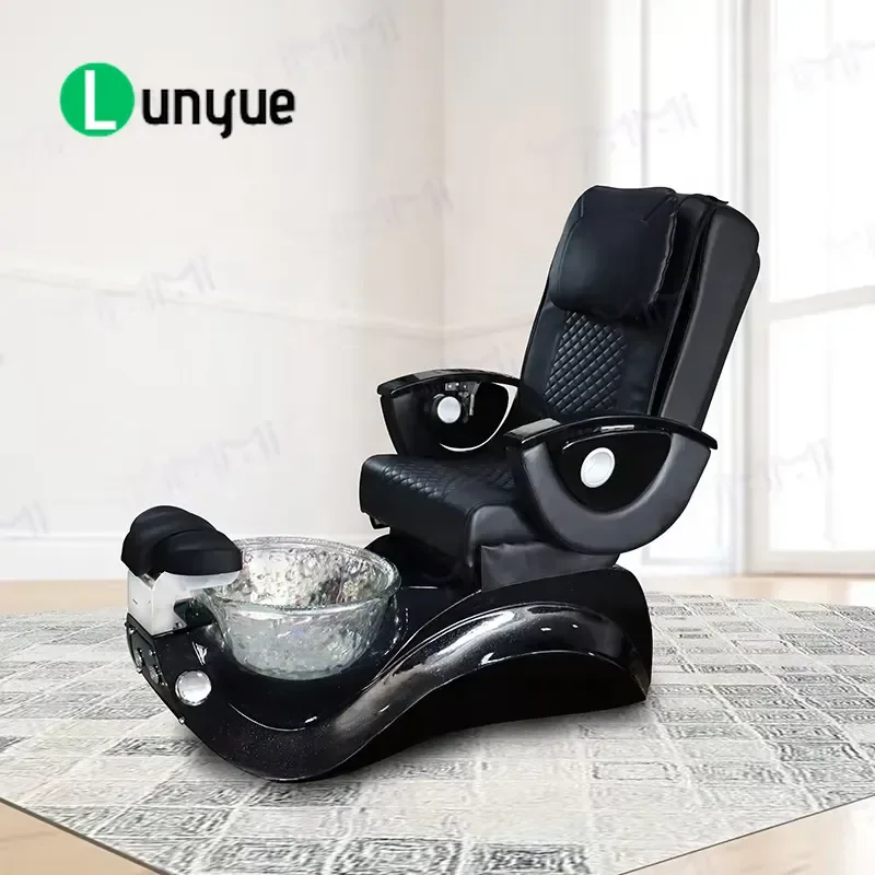 Luxury Electric Pedicure Chair PU Leather Massage Spa Furniture for Nail Manicure Station Premium Comfort Design