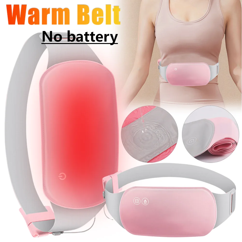 Abdominal Massage Belt Menstrual Uterine Warmth Belt Women Relief Pain USB Electric Heating Pad Thermal Abdominal Lumbar Massage