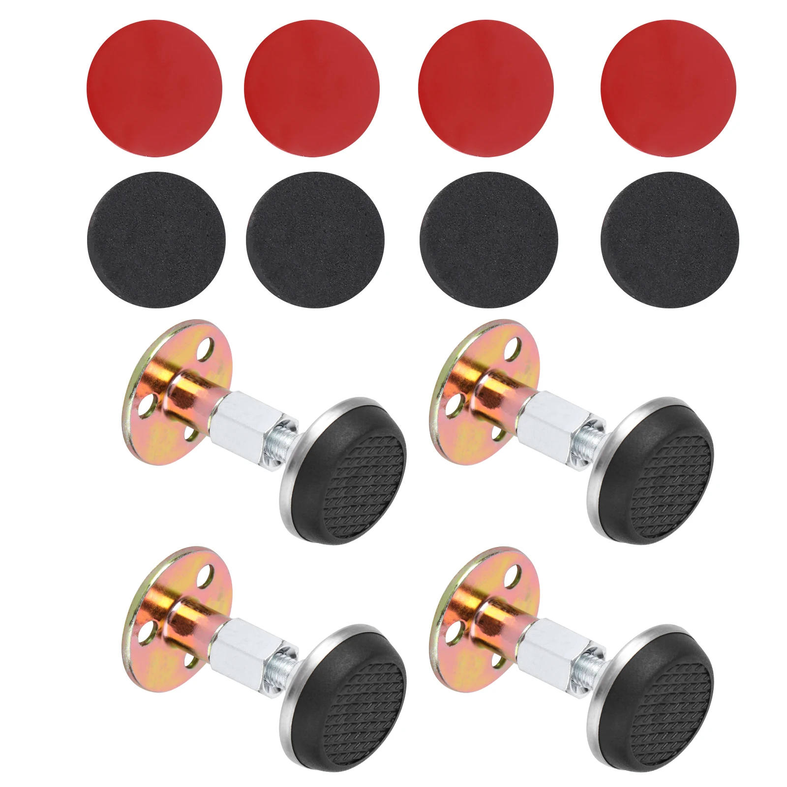 

4 Pcs Bedside Fixator Furniture Stabilizer Self adhesive Adjustable Anchor Bed Frame Tool Anti sloshing Actuator Fasteners