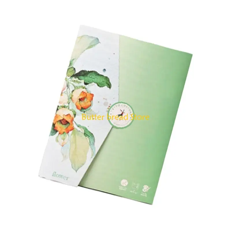 W89C раскраски книга акварели пигменты портативная акварельная живопись набор ручка для погружения