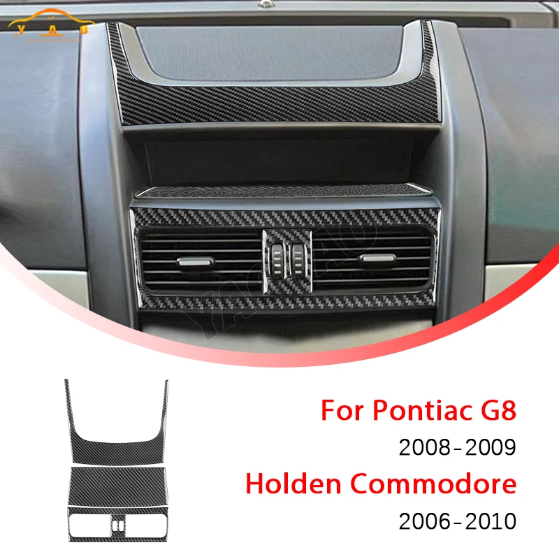 

Carbon Fiber For Pontiac G8 2008-2009 For Holden Commodore 2006-2012 Car Center Console Air Vent Outlet Panel Cover Sticker
