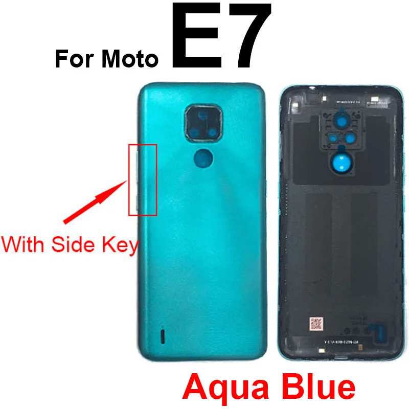 Custodia per porta batteria posteriore per Motorola Moto E4 Plus E6 Play E6 Plus E6S 2020 E7 Plus E7 Power Custodia per batteria posteriore