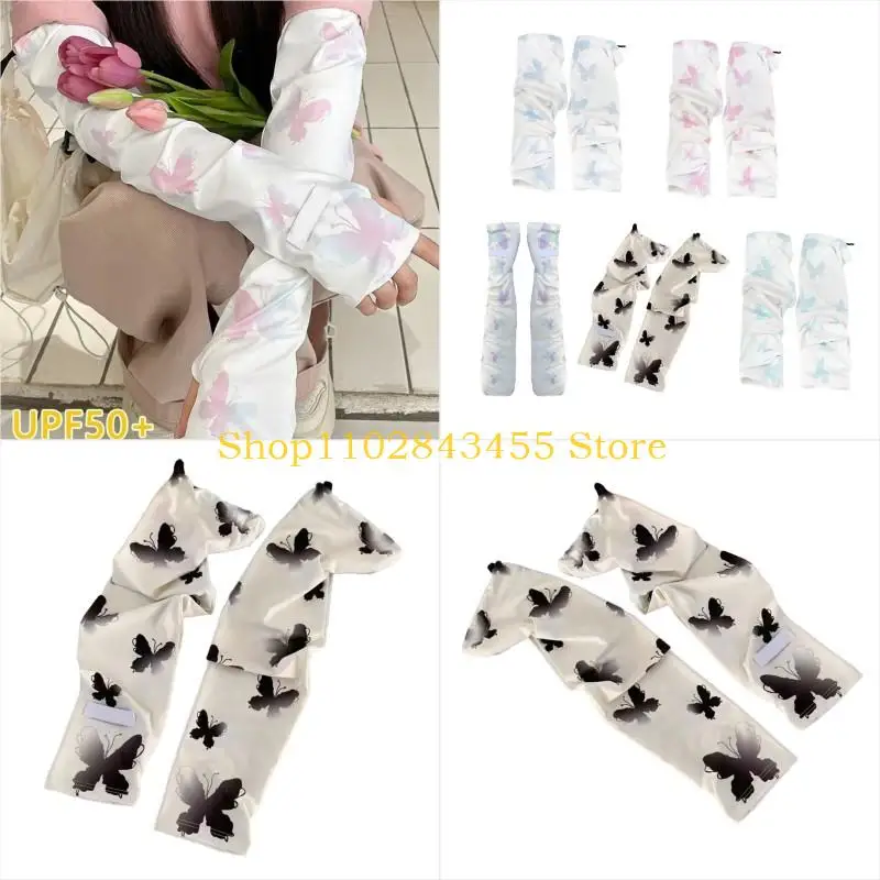 49mc Sun Ice Silk Oversleeves for Women leggero e comodo per uso esterno