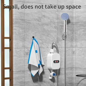 Piccolo scaldabagno elettrico istantaneo Display LCD della t...