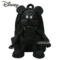 Disney-Mochila Feminina de Grande Capacidade, Bolsa de Boneca Mickey, Desenhos Animados 3D, Fofa, Marca de Luxo, Elegante, Novo