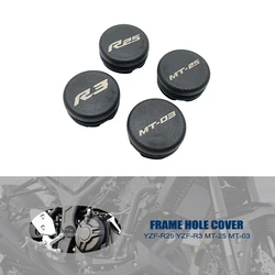 For YAMAHA MT03 MT25 MT-03 MT-25 YZF R25 R3 YZFR25 YZFR3 2014-2023 2022 Frame Hole Cover Caps Plug Decorative Frame Cap Set