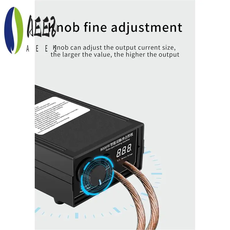 

AEE2-8000W Мощный аппарат для точечной сварки, портативный ручной сварочный аппарат с регулируемым током для 18650, аккумуляторная педаль ручного инструмента