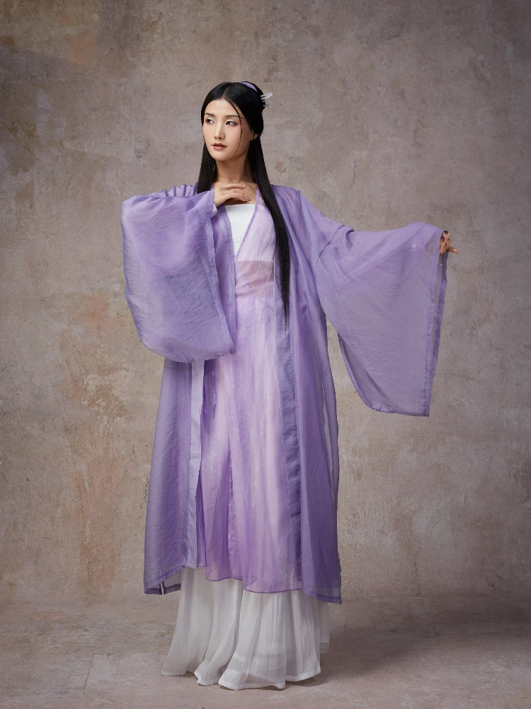 

Ele фиолетовое классическое танцевальное платье, женский широкий костюм для выступлений све, сказочная аосфера, WYZ, новый сценический наряд