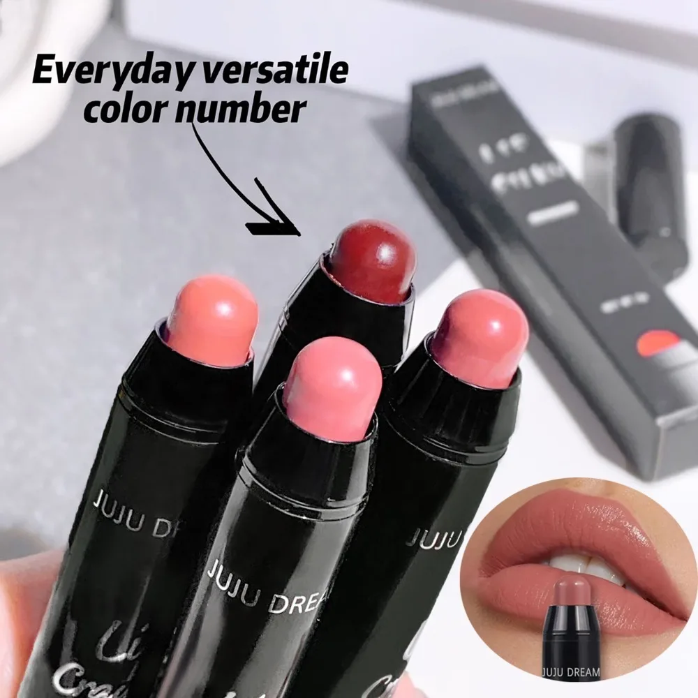 Unisex Matte Lipstick Pen 4 Colors Waterproof Long Lasting Non Fading Multi Look Lip Makeup Safe Certified Holiday Gift