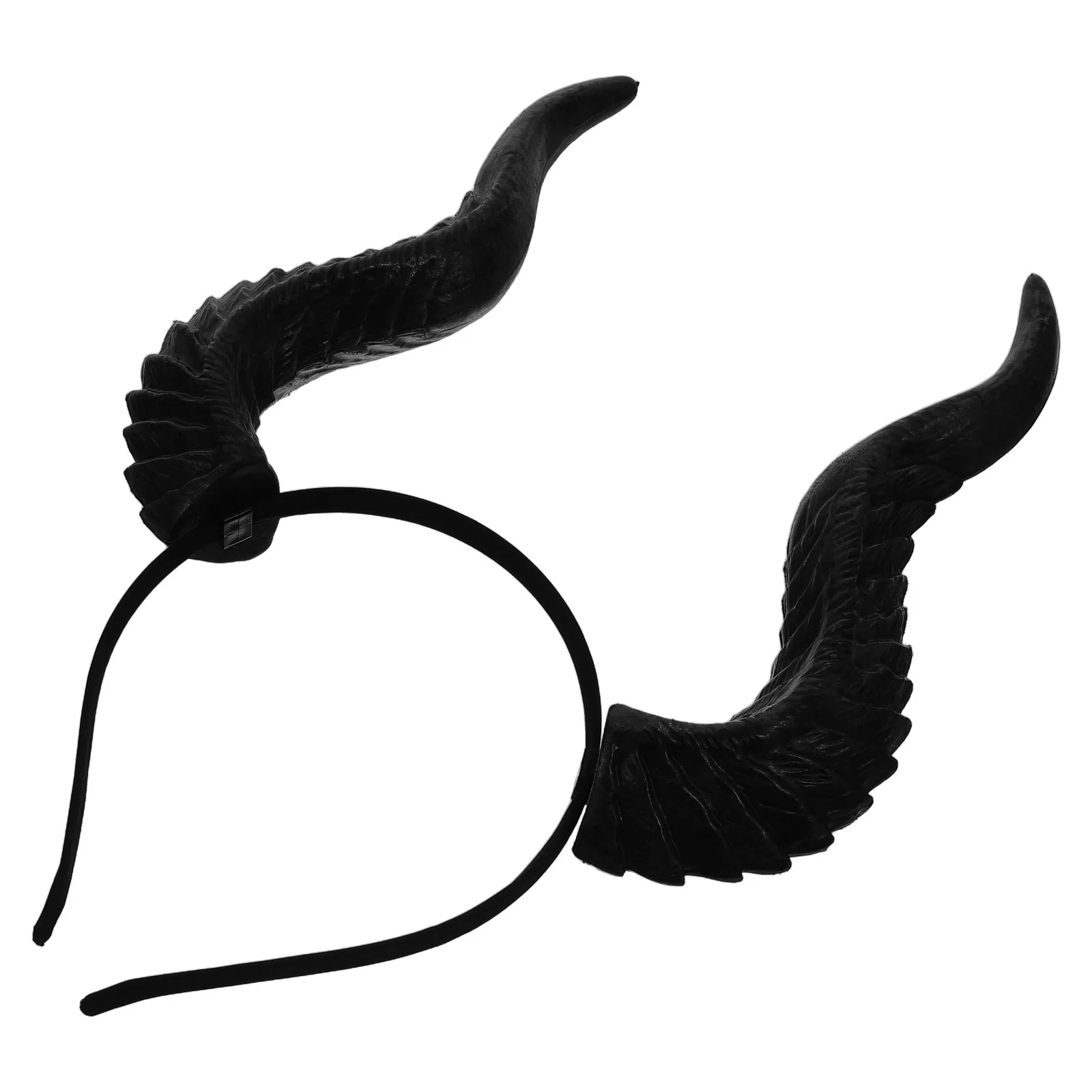 

1pcs Demon Horns Headband Adjustable Resin Halloween Cosplay Party Masquerade Festival Costume Decorations Hair Accessories
