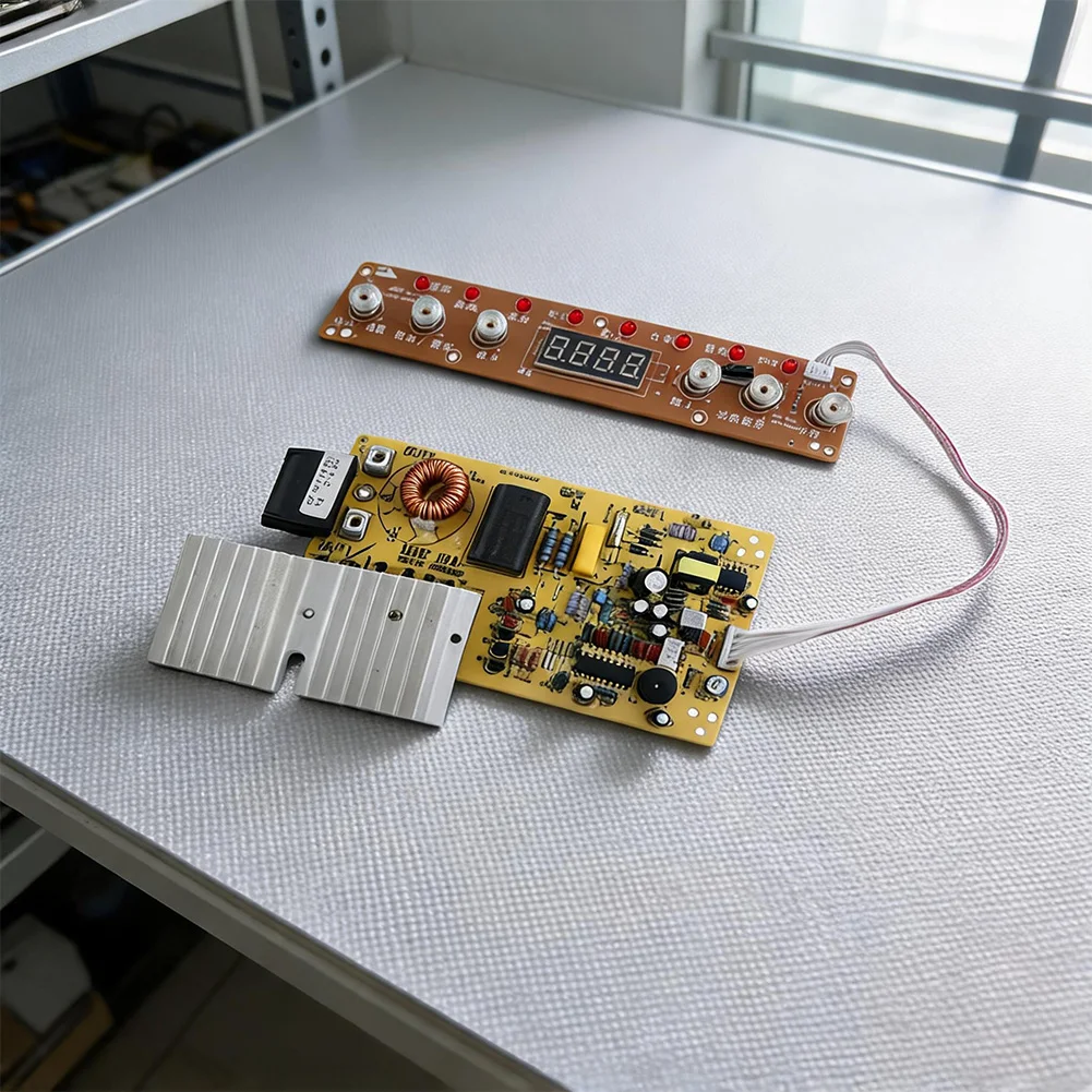 220V Induction Control Board 1500W with Digital Display Interface Supporting 20-30kHz Frequency and Wide Temperature Range