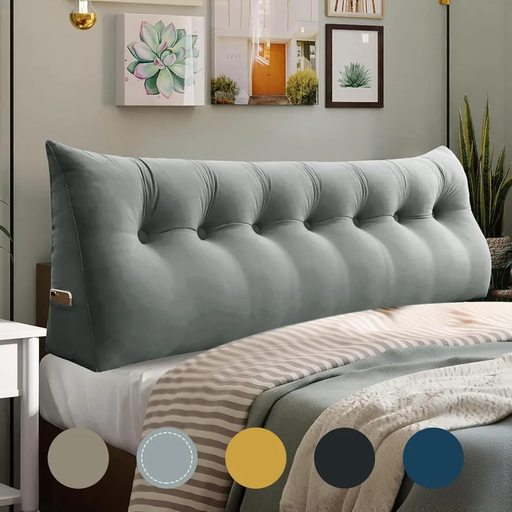 

Клинок изголовья King Треугольный клин изголовья кровати для изголовья Bolster для клина кровати