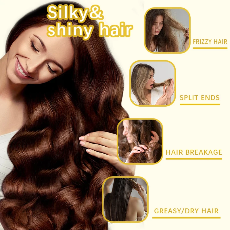 Australian Hair Care Non-Wash Essential Oil Rich in Keratin & Jojoba Seed Oil for Smooth Hair 1.5ml X 30pcs per Bottle