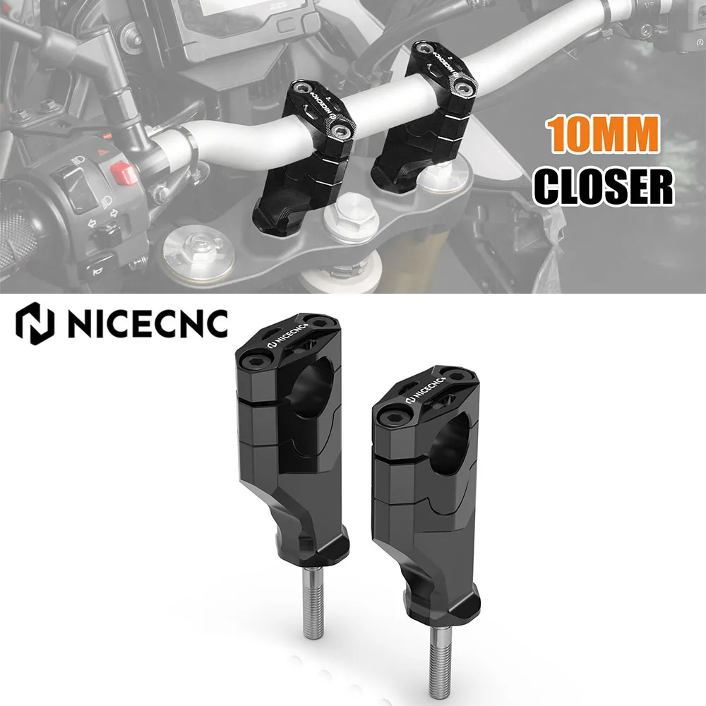 Para yamaha tenere 700 2019-2024 20mm guiador riser aumentando braçadeira de montagem para yamaha tenere 700 world raid 2022