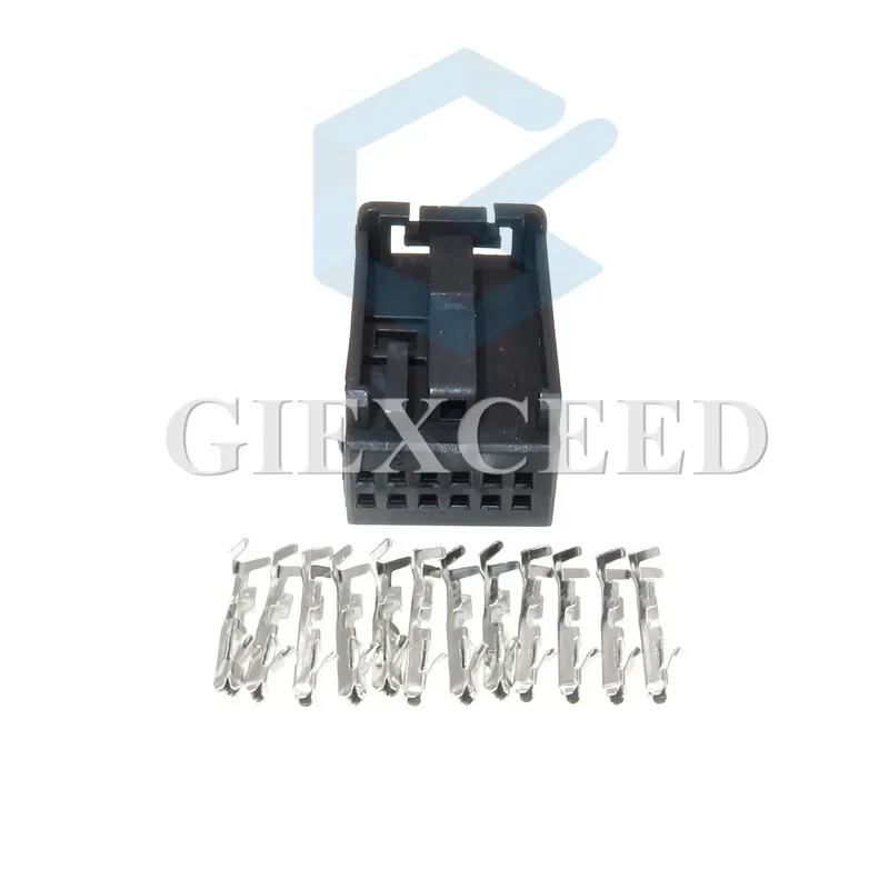 2 Sets 12 Pin/Way 1-1355524-3 Automotive Electrical Wire Connector AC Assembly Female Auto Cable Socket